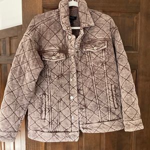 Forever 21 Quilted collared jacket